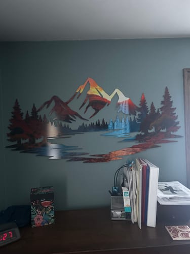 Customer photo review of Zion National Park Printed Wall Art