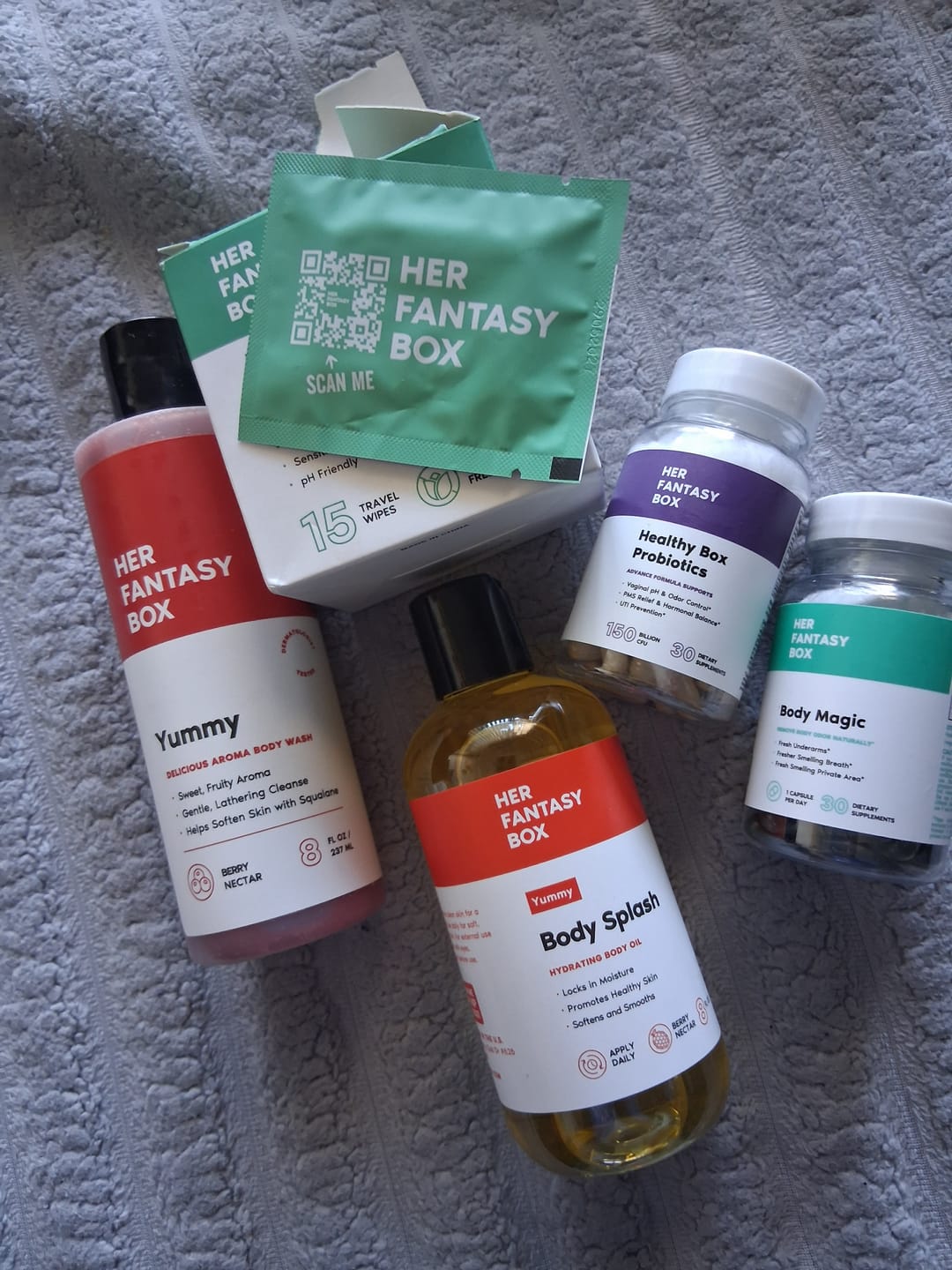 Customer photo review of Yummy Organic Body Wash - Hydrating & Juicy Daily Use