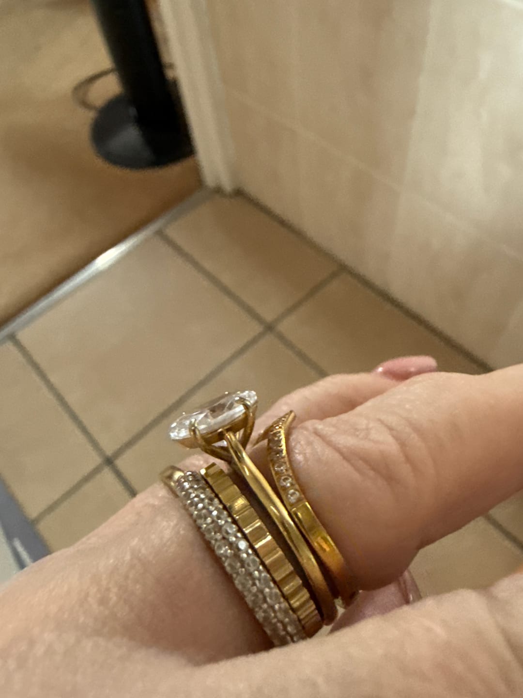 Customer photo review of Mini Pleat Slim Ring