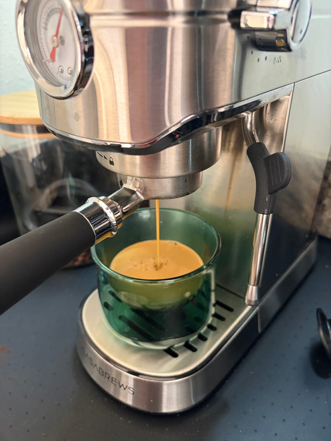 Customer photo review of FLUR Latte Glasses