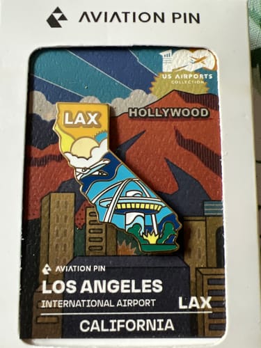 Customer photo review of LAX Airport Pin – Los Angeles International Airport, California