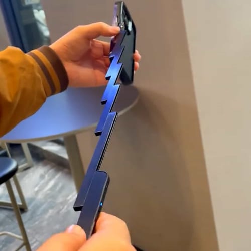 Customer photo review of iPhone Case with Built In Selfie Stick