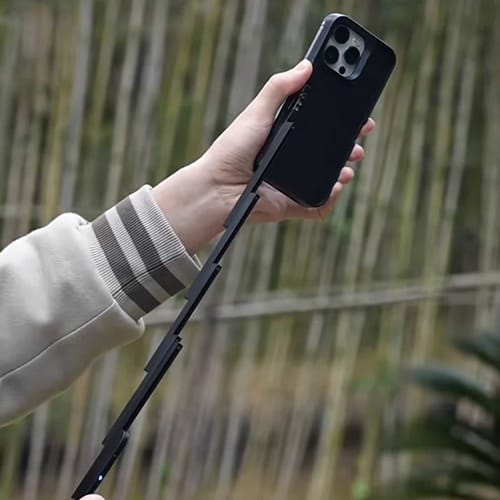 Customer photo review of iPhone Case with Built In Selfie Stick