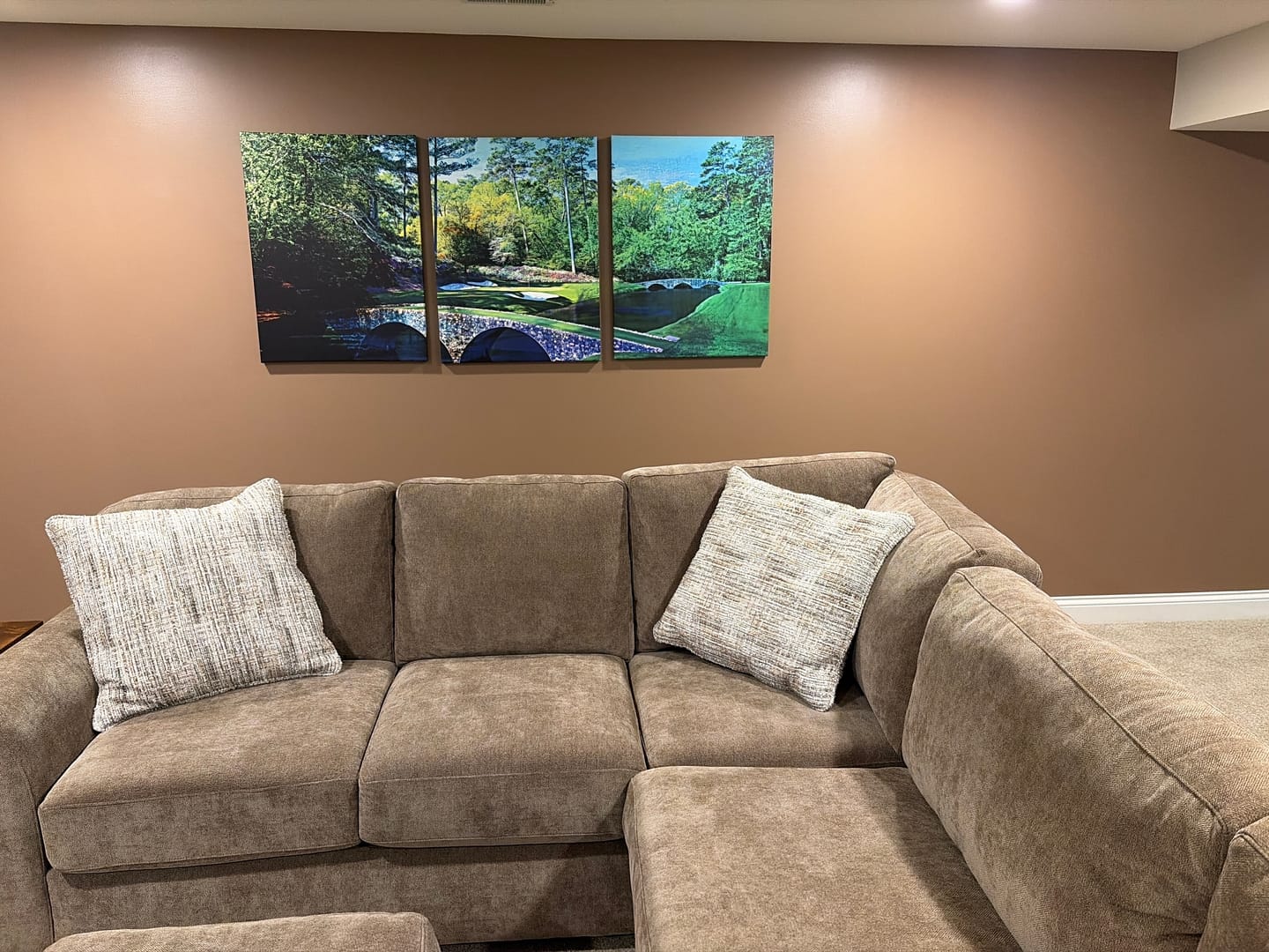 Customer photo review of Augusta National Abstract Wall Art