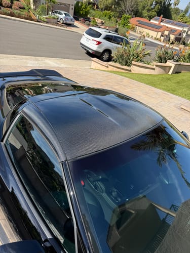 Customer photo review of 2005-13 Corvette C6 CARBON FIBER Top Targa Roof Panel