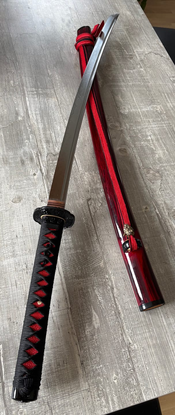 Customer photo review of Custom Your Own Katana