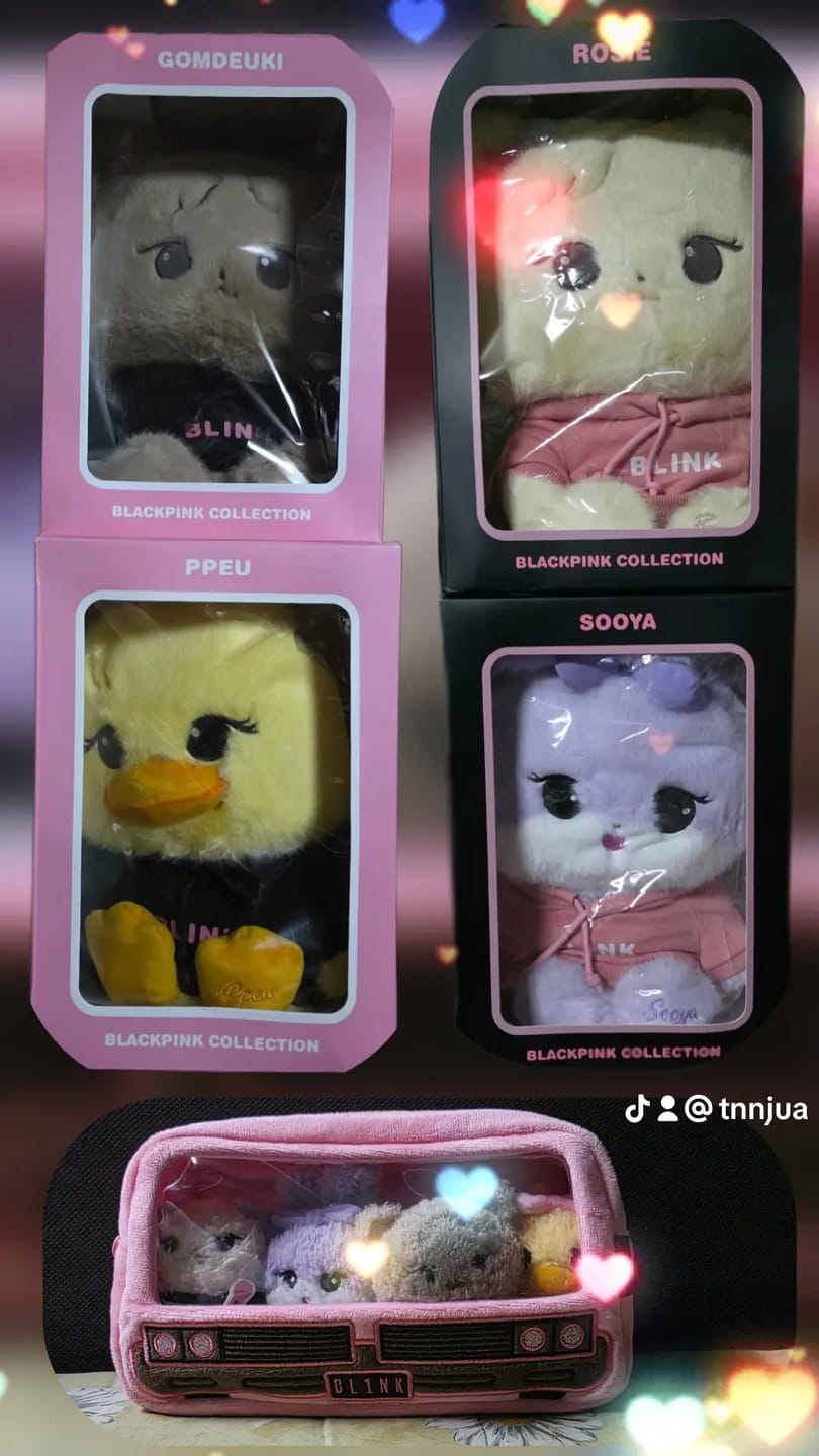Customer photo review of BLACKPINK [DEADLINE Pop Up] Character Plush Doll