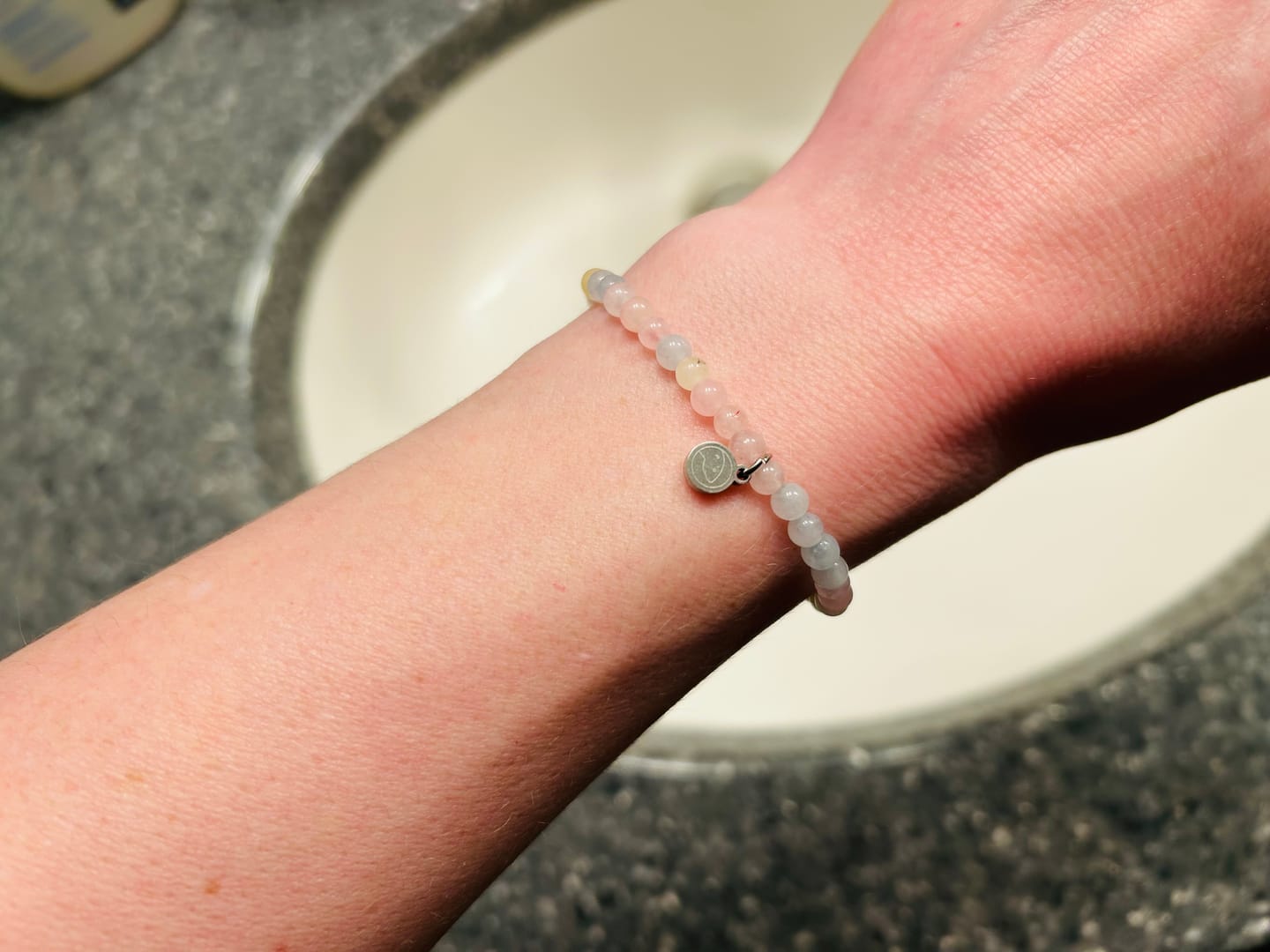 Customer photo review of Morganite Bracelet Mini