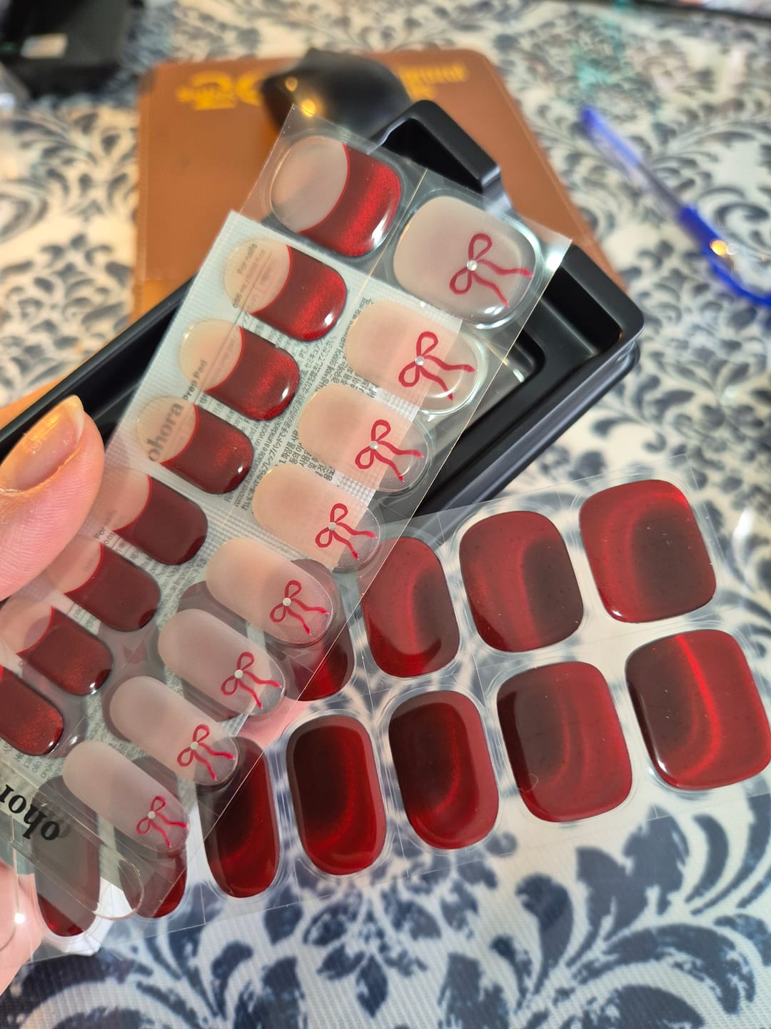 Customer photo review of N Crimson Bow Jel Tırnak 30 Adet, 2 Kullanım