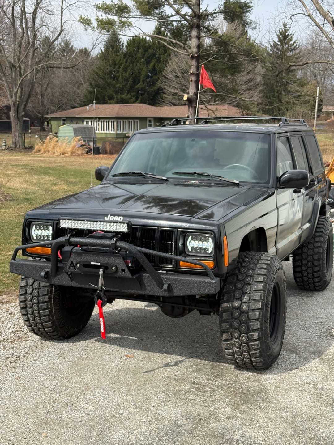 Customer photo review of OPENROAD 12,000lbs Electric Winch with Synthetic Rope-Panther Series 3S