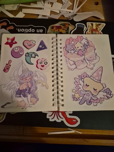 Customer photo review of March Creative Sticker Club