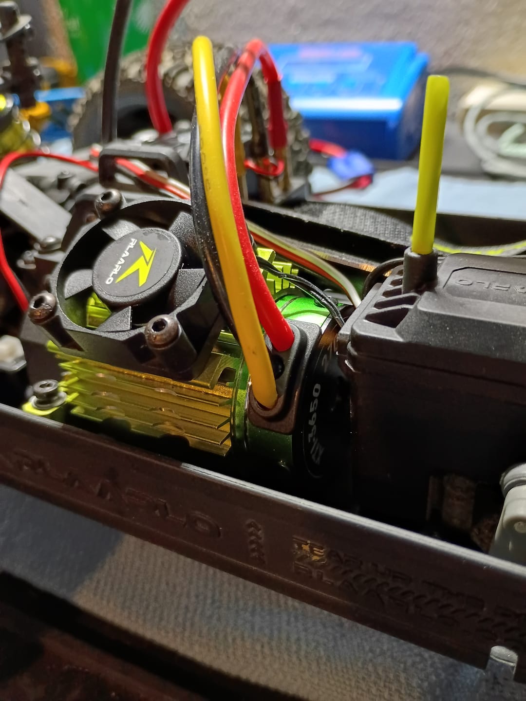 Customer photo review of Adjustable Motor Mount For RZ001 and XTS Rally Cars