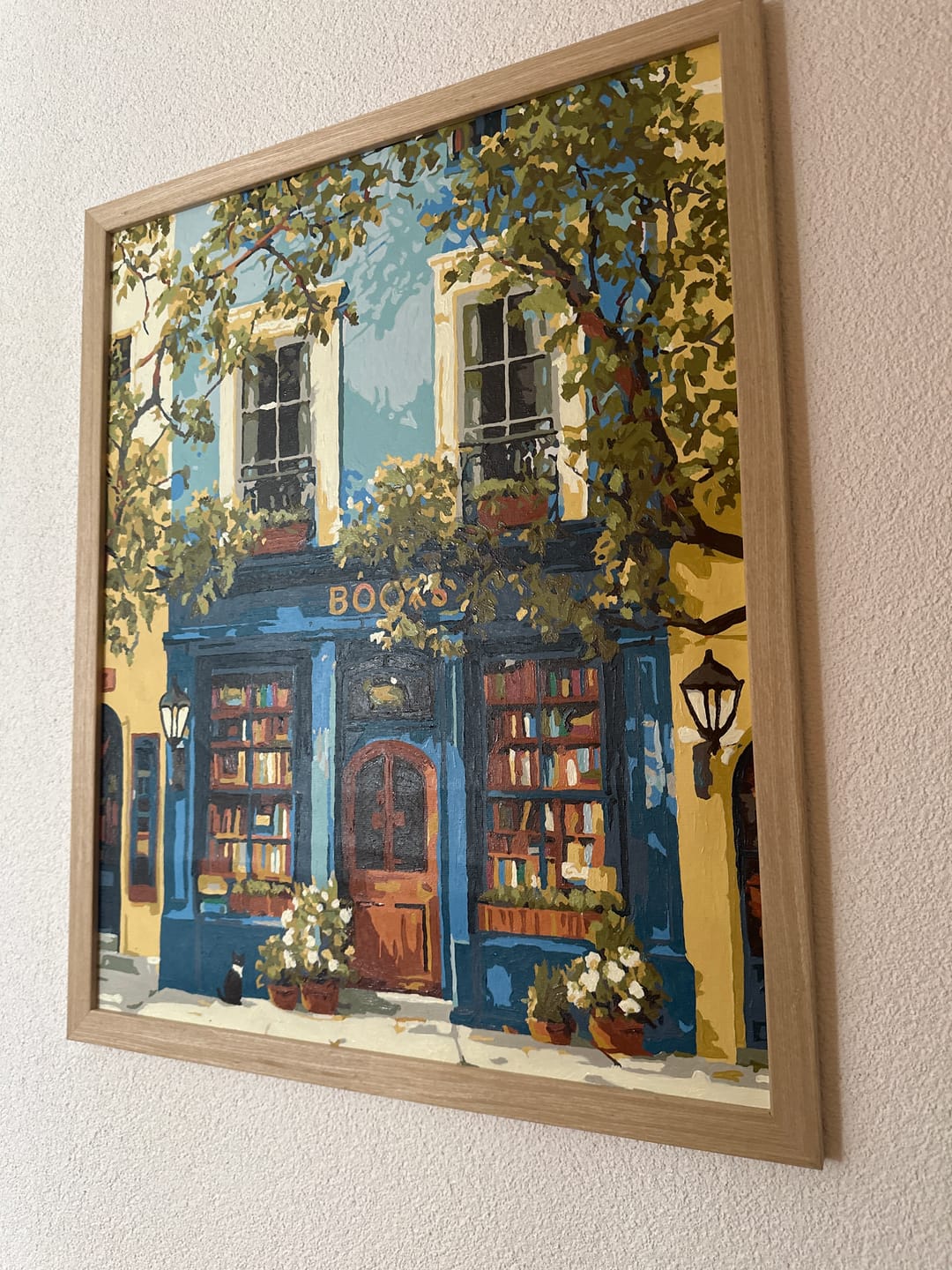 Customer photo review of Malen nach Zahlen - Die blaue Buchhandlung