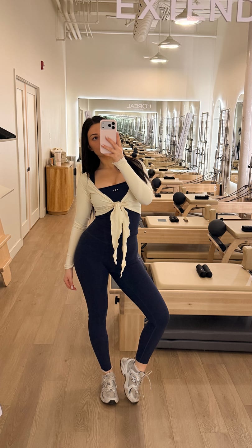 Customer photo review of The Essentials Legging / Navy