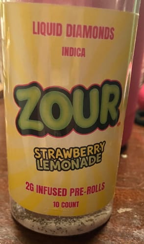 Customer photo review of 10CT STRAWBERRY LEMONADE COATED PRE-ROLLS