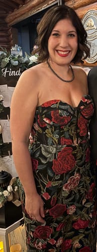 Customer photo review of La Dolce Vita Dress by Mac Duggal - RENTAL