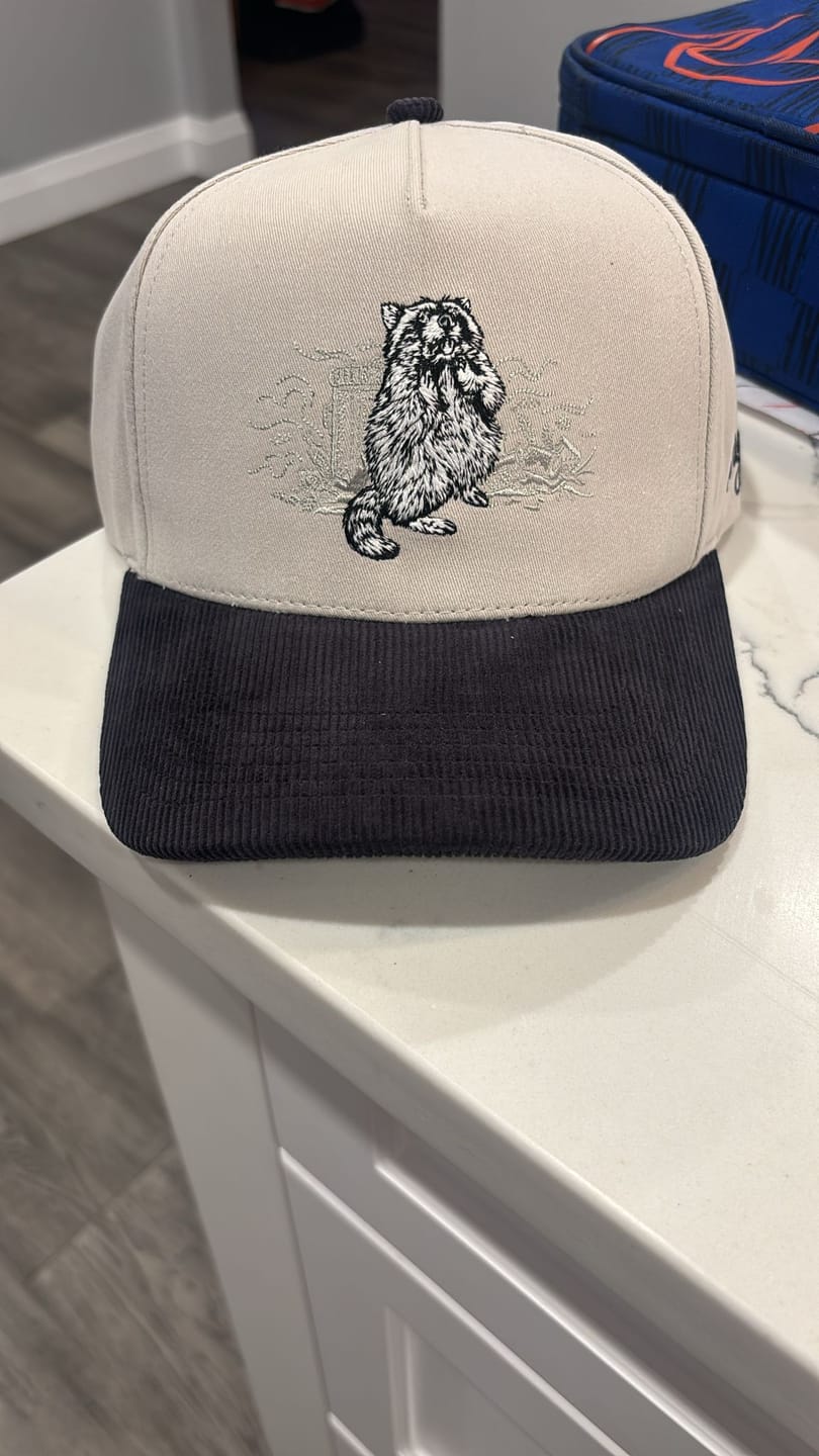 Customer photo review of Trash Bandit Corduroy Brim Hat