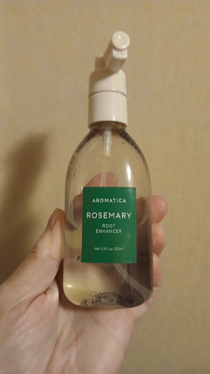 Customer photo review of Toniks matu sakņu stiprināšanai ar rozmarīnu AROMATICA Rosemary Root Enhancer