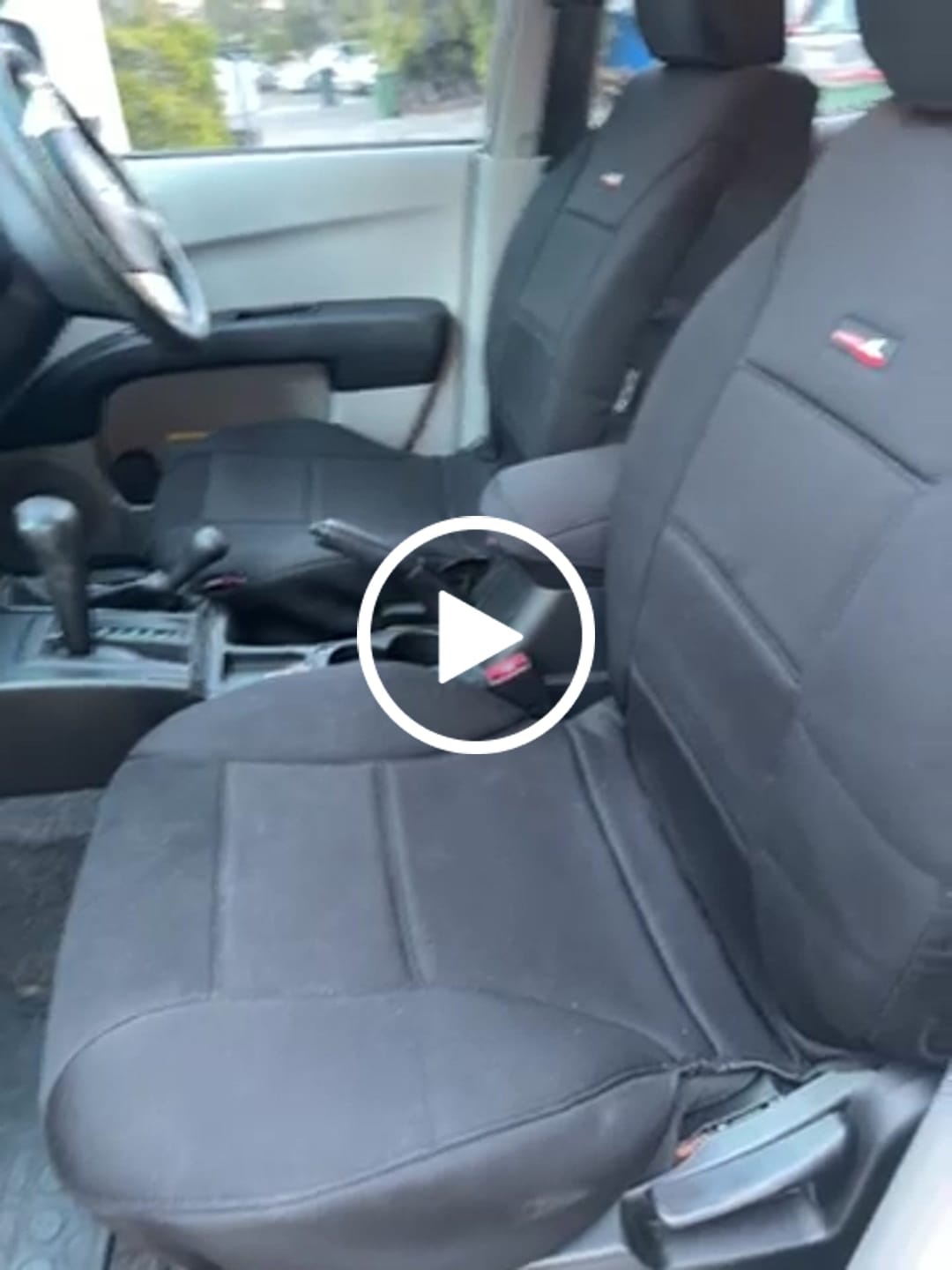 Customer video review of Sharkskin Front Seat Covers for Mitsubishi Triton Dual Cab ML/MN (Jun/2006-Dec/2014)