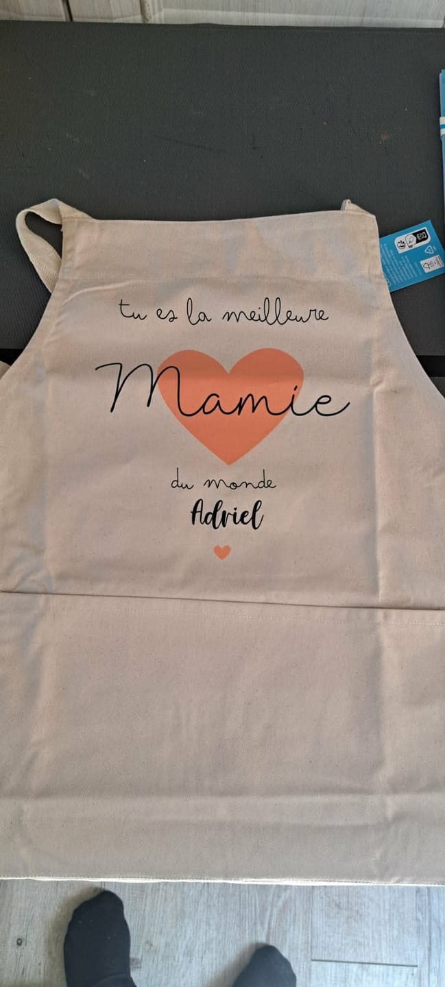 Customer photo review of Tablier - Meilleure