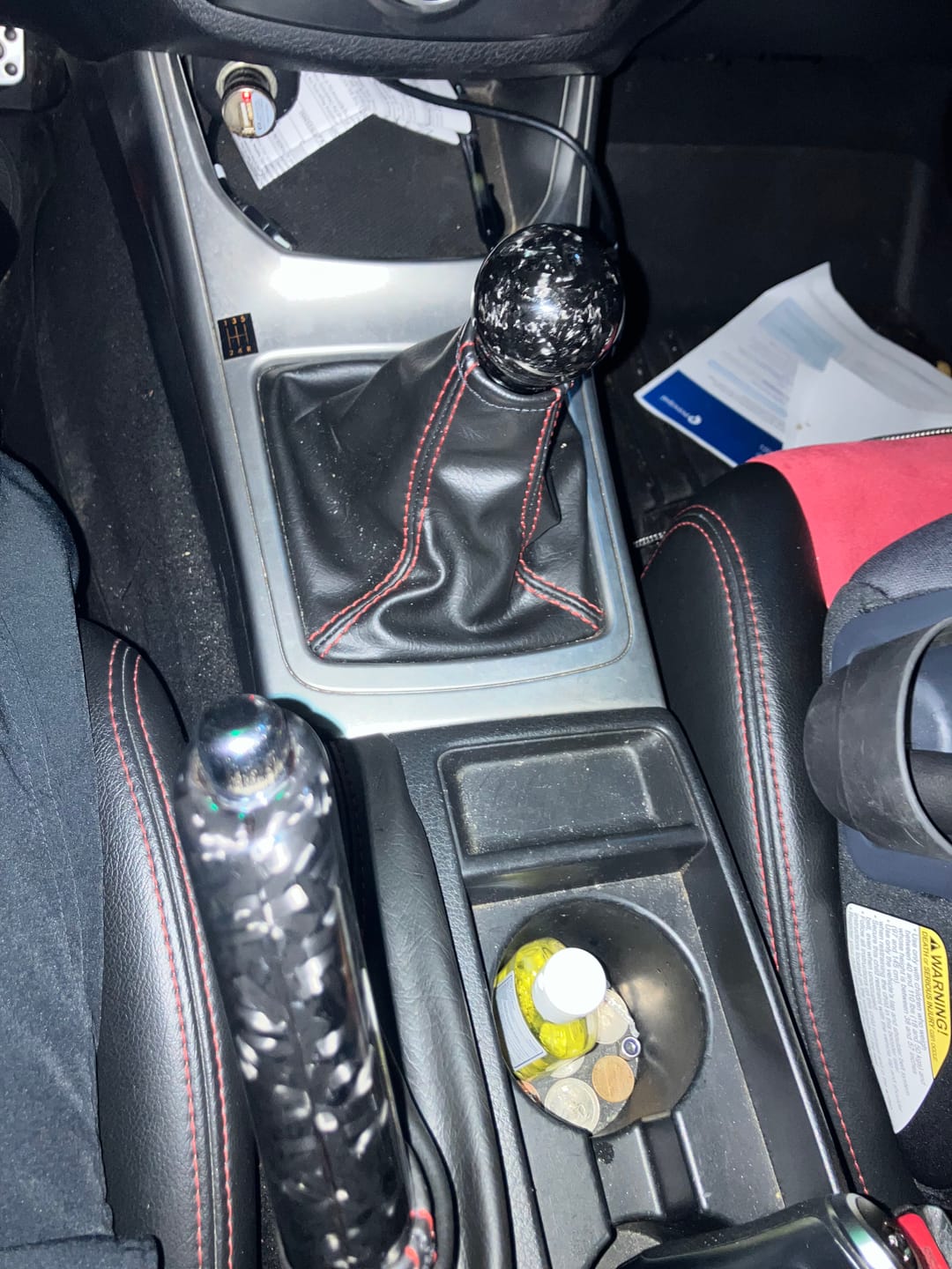 Customer photo review of 2008-2024 Subaru WRX/STi Forged Carbon Fiber Ebrake Handle 2013-20 BRZ/FR-S/GR86