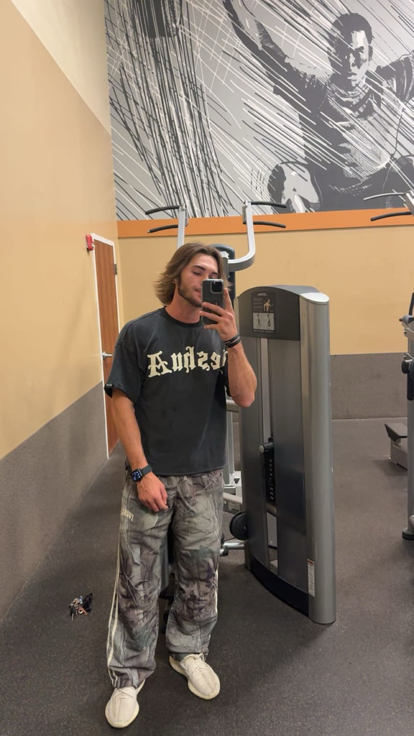 Customer photo review of 249 - Camo Flagship Track Pants