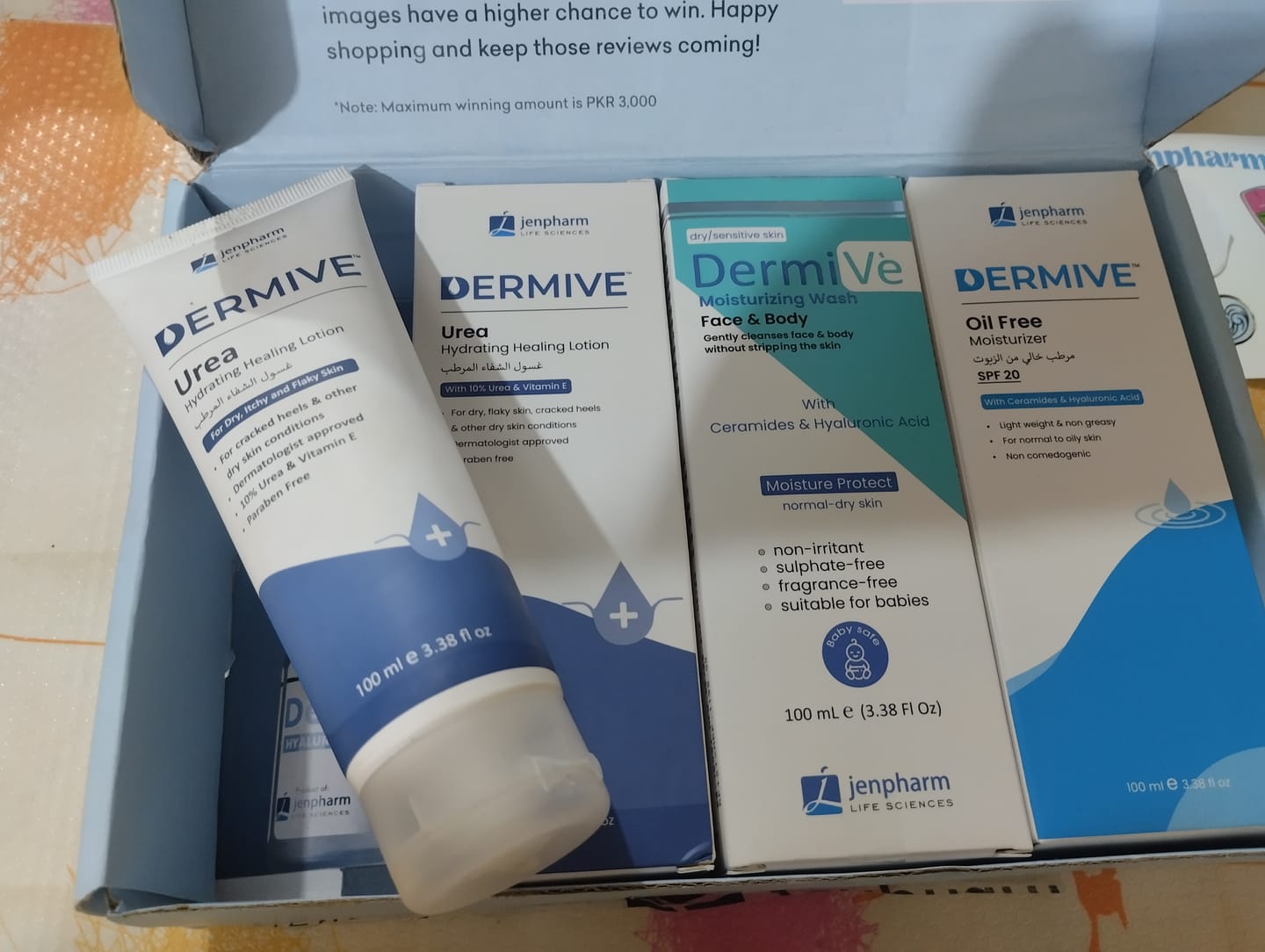 Customer photo review of Dermive Moisturizing Wash