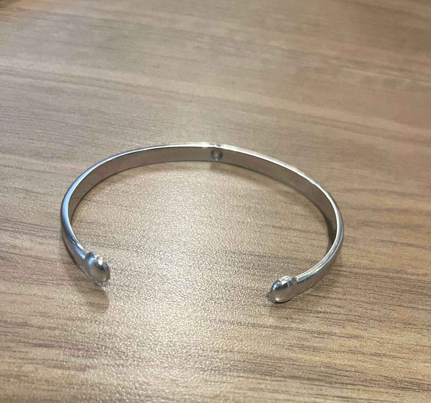 Customer photo review of EMF Protection Bracelet: Stainless Steel Cuff