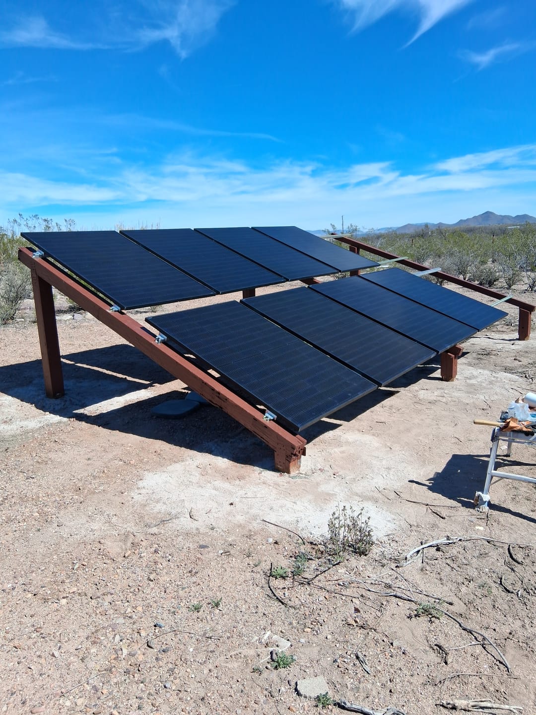Customer photo review of SunGoldPower | 50 Feet Solar Cable