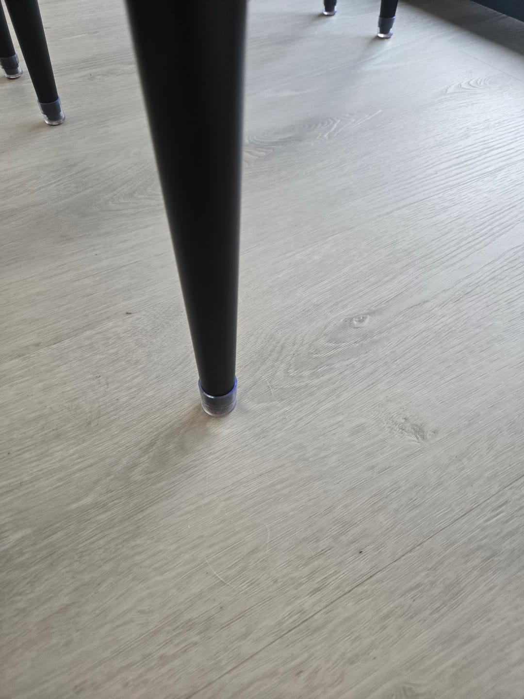 Customer photo review of Round Felt Silicone Chair Leg Protectors | Extra-Durable Chair Floor Protectors