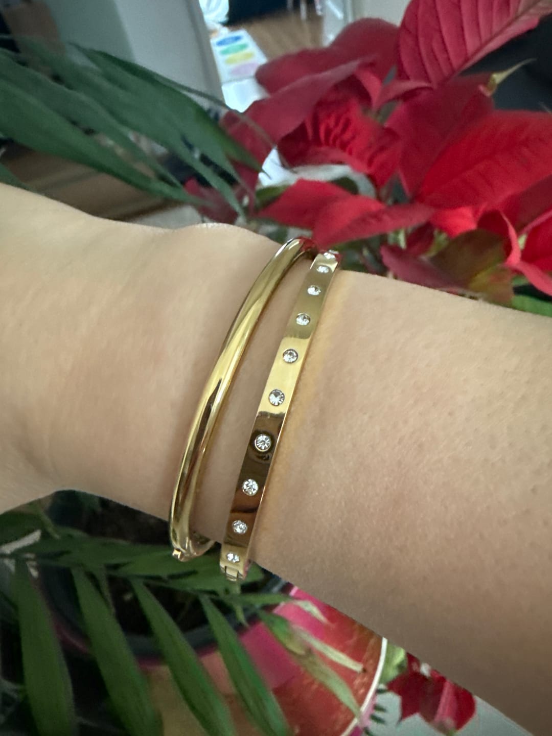 Customer photo review of Classic Gold Bangle