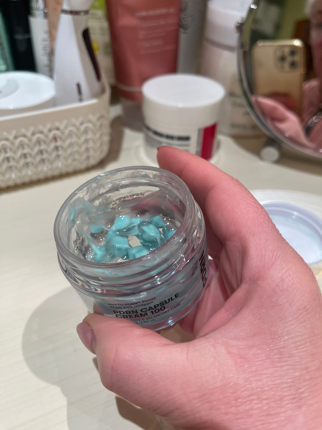 Customer photo review of Kapsulu krēms ar PDRN un peptīdiem VT Cosmetics PDRN Capsule Cream 100