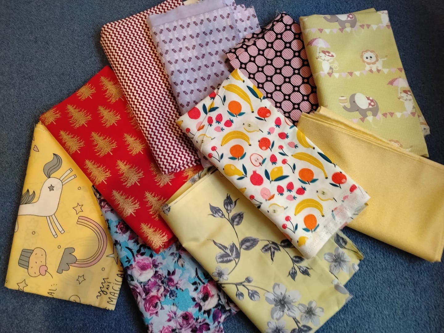 Customer photo review of Cotton Mystery Remnant Bundle