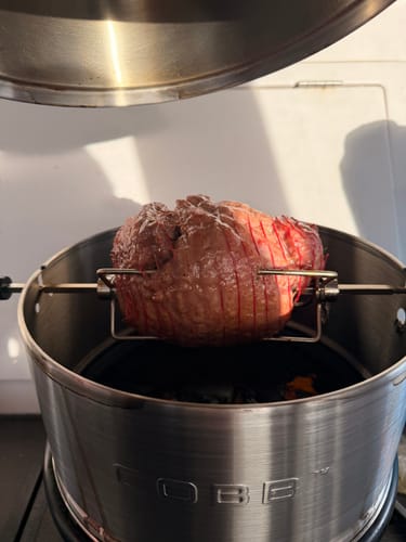 Customer photo review of Rotisserie & Dome Extension