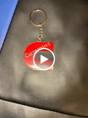 Customer video review of CUMMINS KEYCHAIN