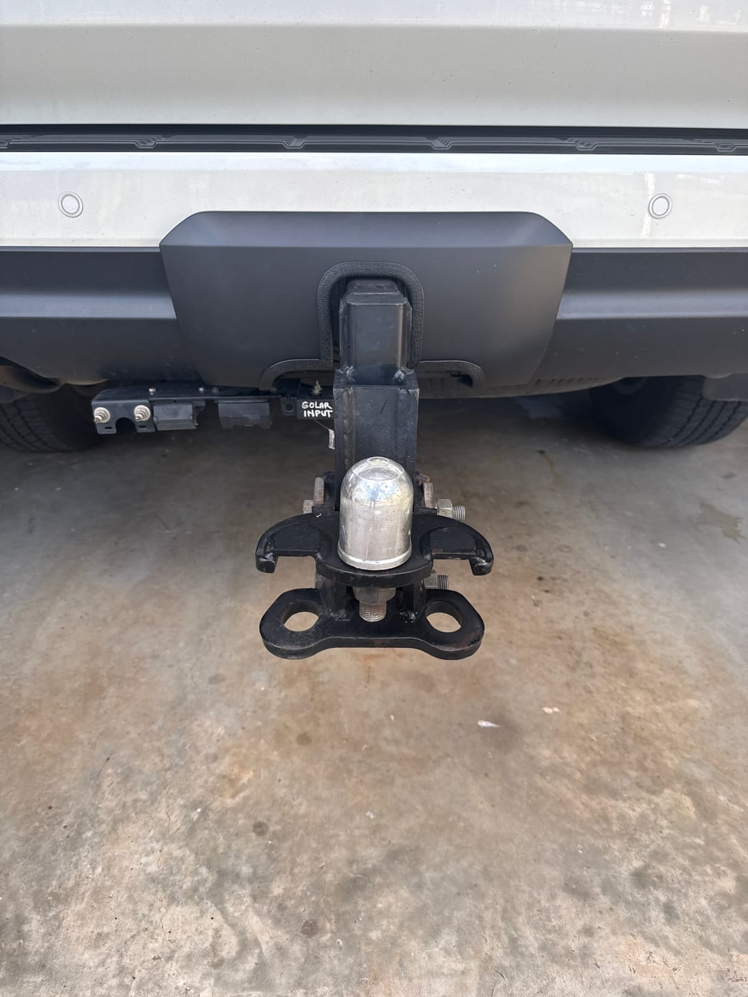 Customer photo review of Tow Bar Cover to Suit LandCruiser 300 Series