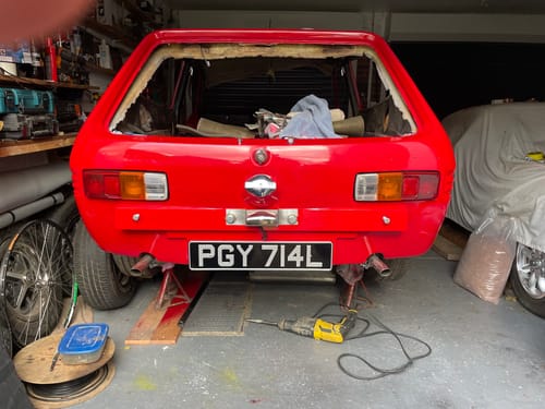Customer photo review of Stainless Steel Rear Number Plate Lamp 110mm
