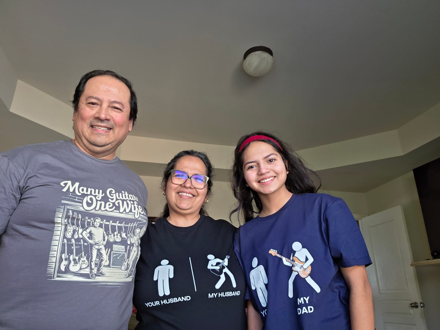 Customer photo review of Many Guitars Classic T-Shirt