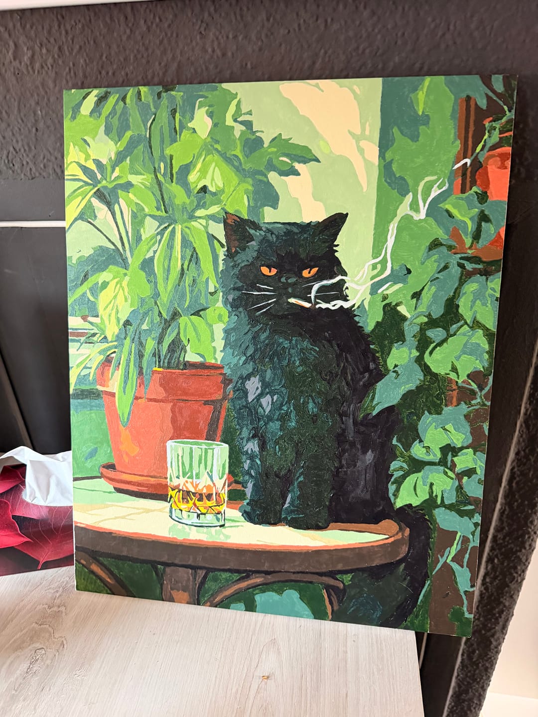 Customer photo review of Malen nach Zahlen - Grumpy Cat
