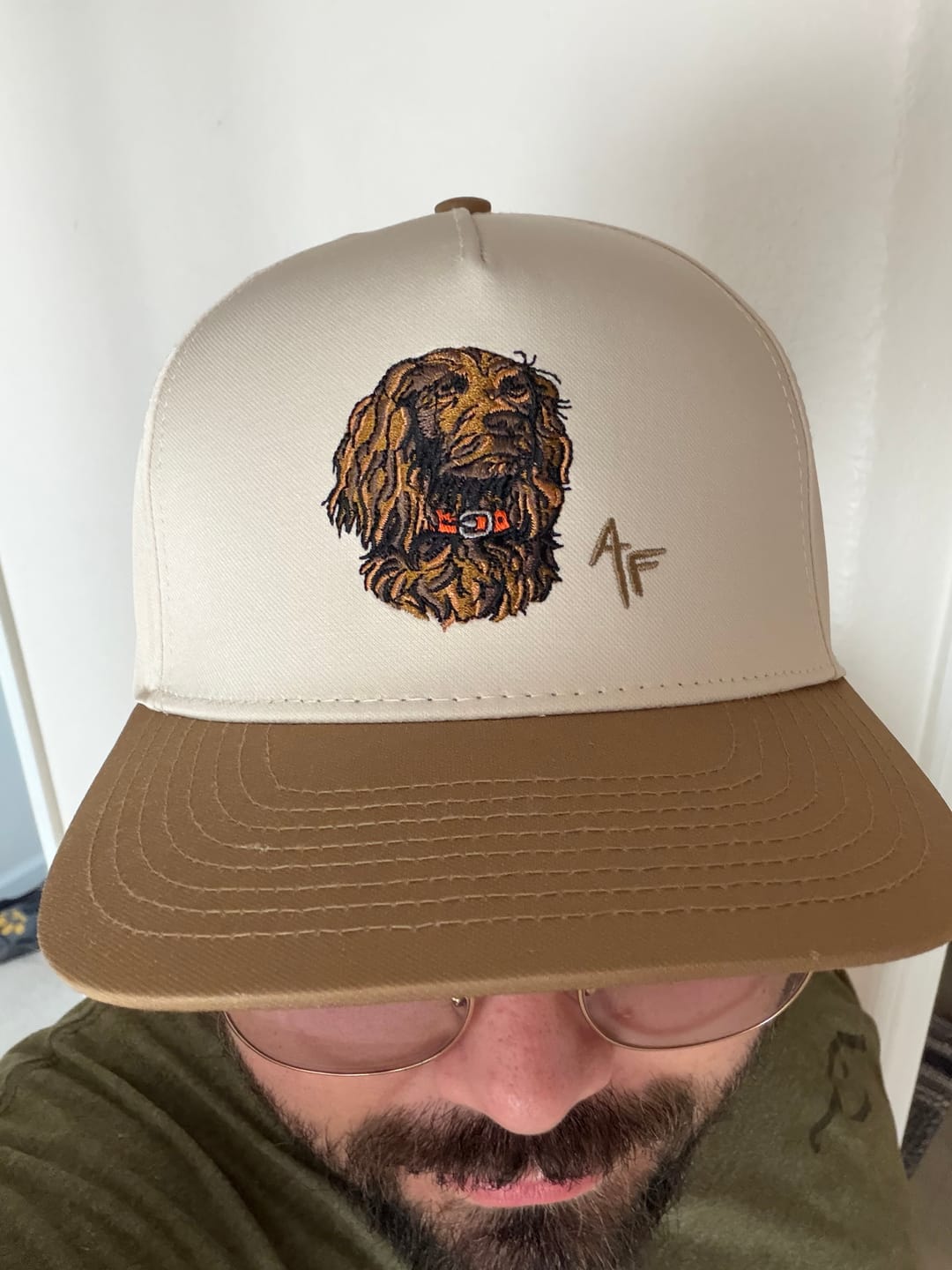 Customer photo review of The Boykin - Cream Brown Bill