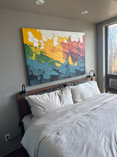 Customer review photo for COLORFUL PAINTING #CA130