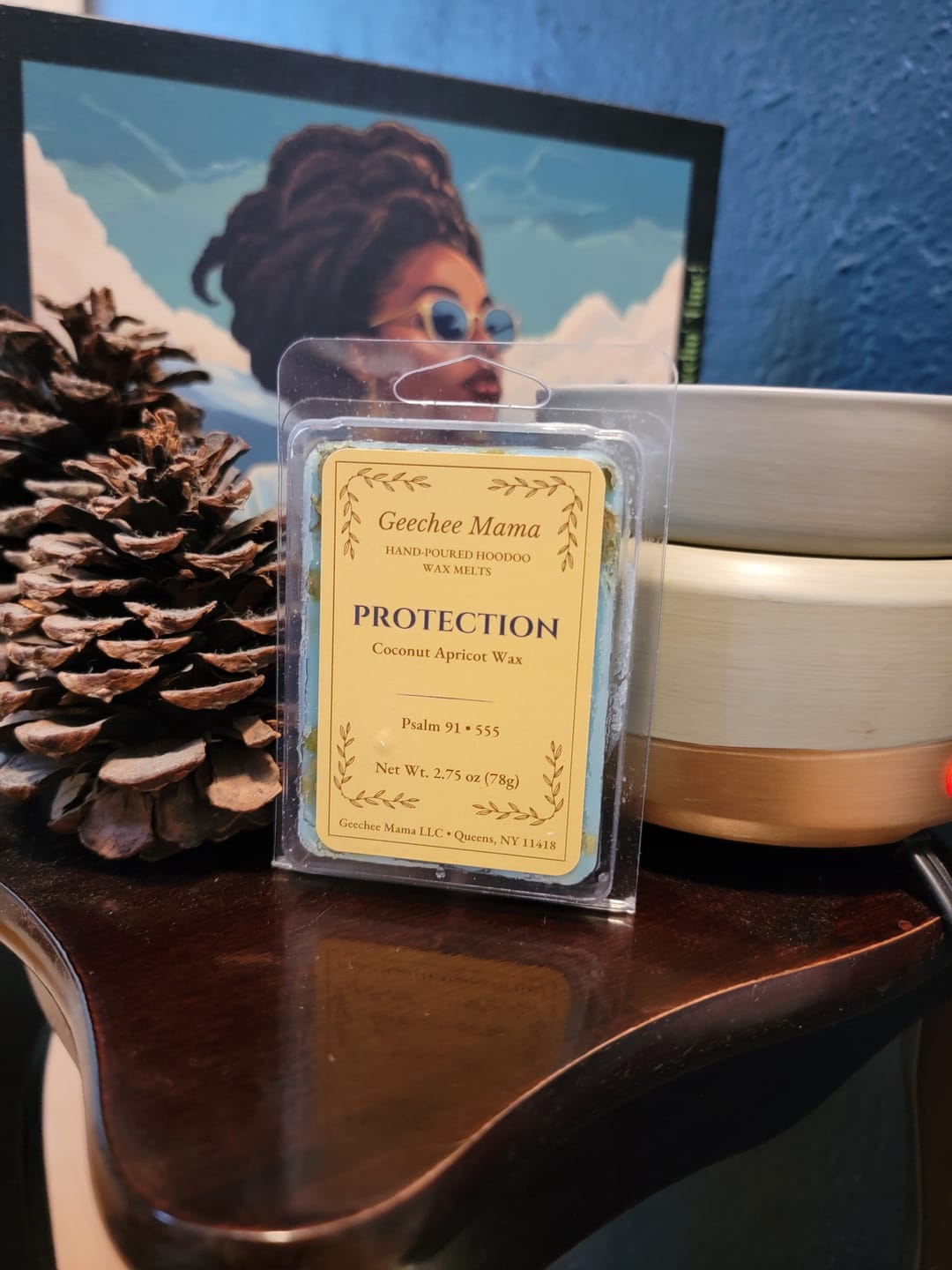 Customer photo review of Protection Hoodoo Ritual Wax Melts