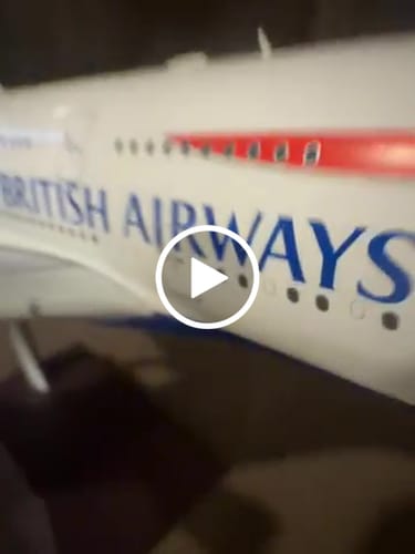Customer video review of GEMINI200 BRITISH A380 1/200 REG#G-XLEE