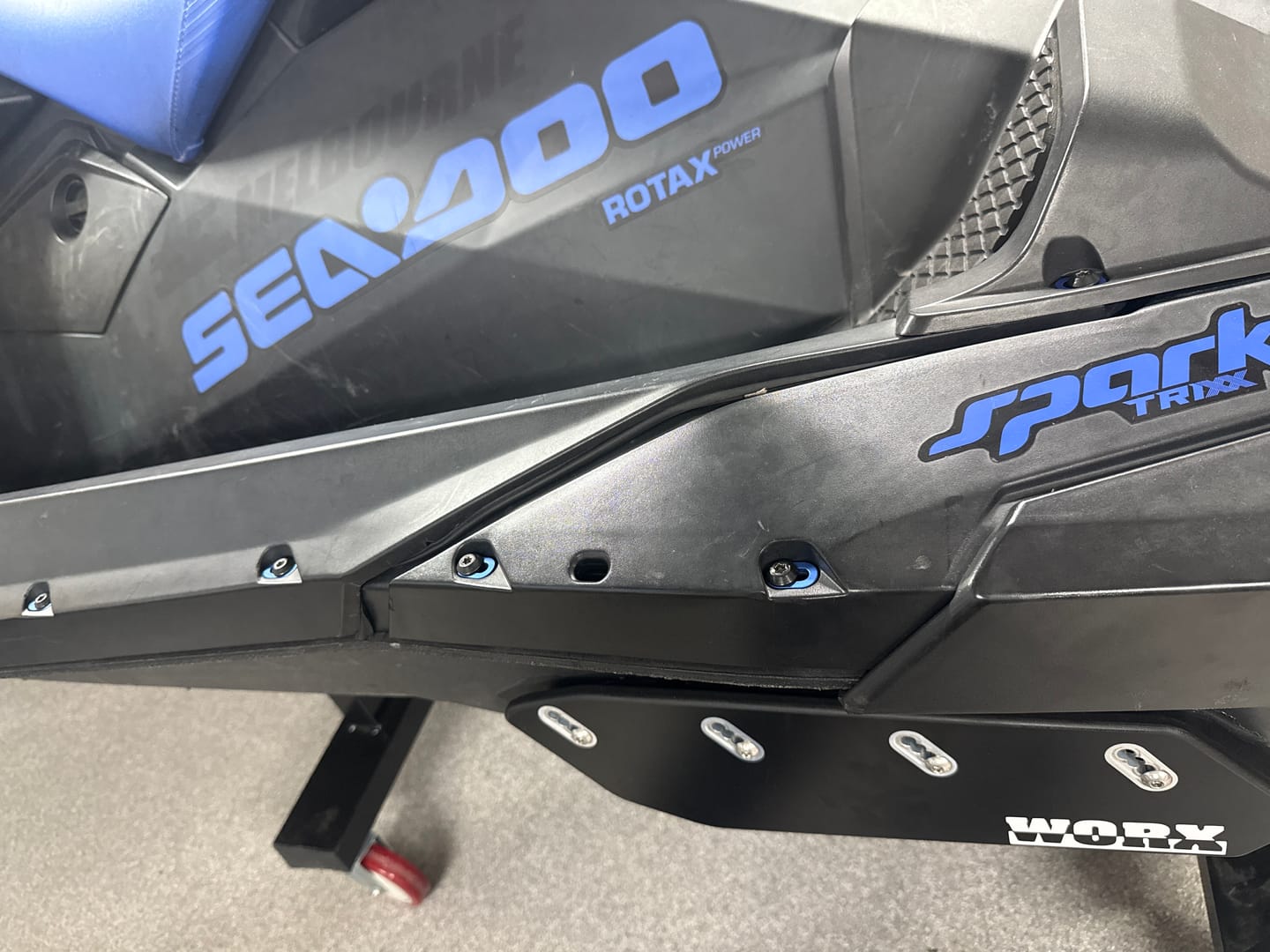 Customer photo review of Seadoo Spark Hull Washer 21 Piece Kit