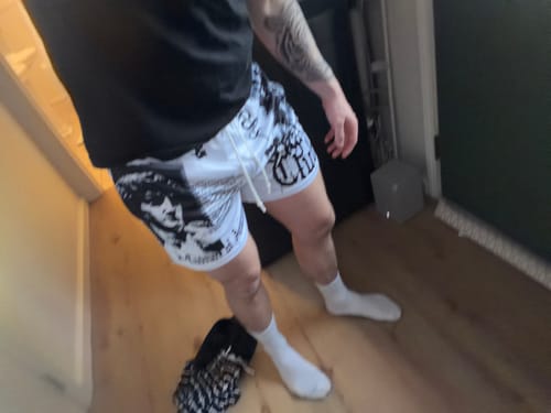 Customer photo review of 'FIGHT CLUB' MESH SHORTS