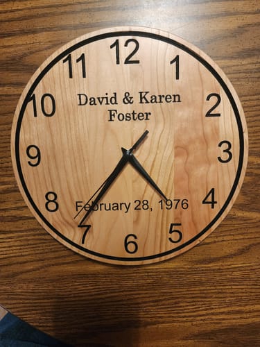 Customer photo review of Jan 2026 - Wall Clock Set