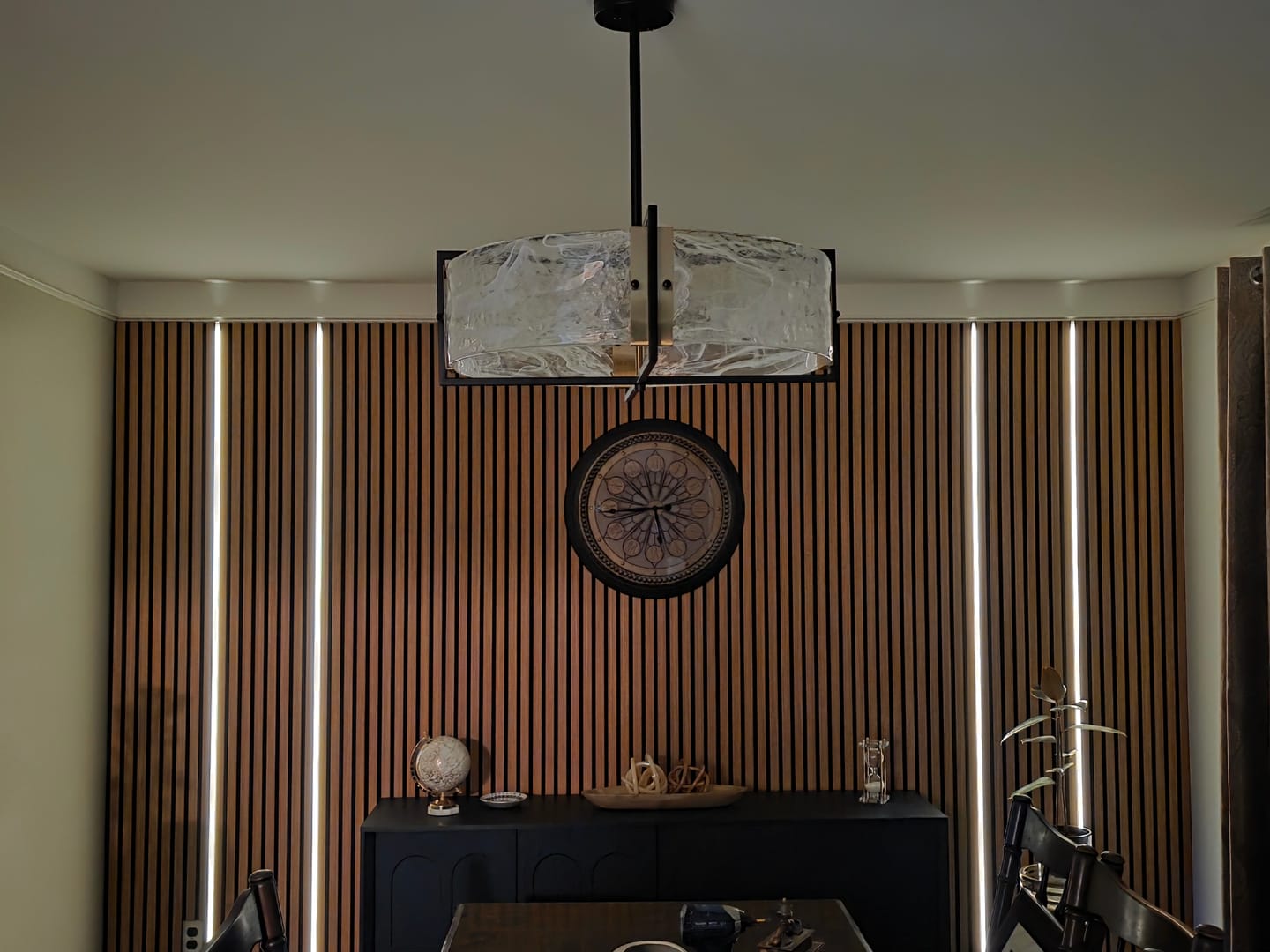 Customer photo review of Luxe LED™ Slat Wall Light Kit