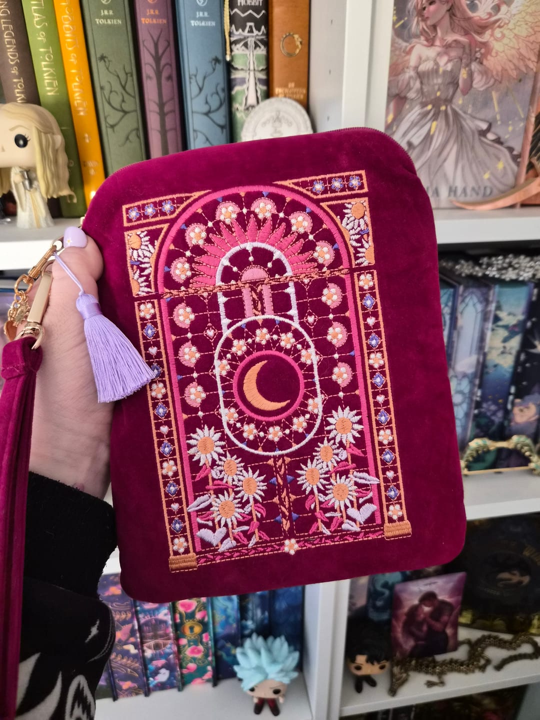 Customer photo review of Iridescence eReader Sleeve - Pink