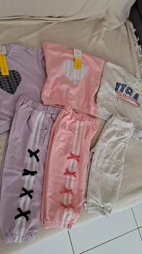 Customer photo review of Love Sweatshirt Jogger Set