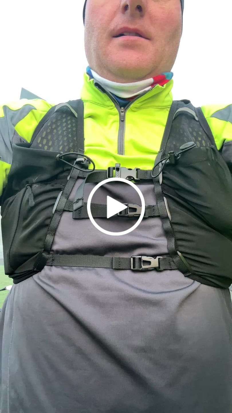 Customer video review of Gilet d'Hydratation 15L